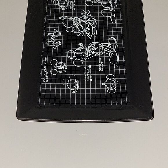 Disney: Mickey Mouse Sketchbook design black serving platter Tray - Picture 8 of 8